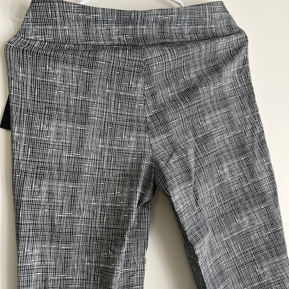 Premise Black and White Plaid Capris
